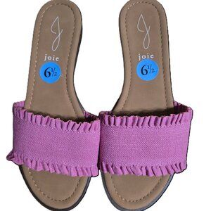 Joie Eidel Ruffled Slide Sanals